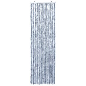 vidaXL Insektenschutz-Vorhang Silbern 120x220 cm Chenille