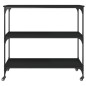 vidaXL Küchenwagen Schwarz 102x50x95 cm Holzwerkstoff vidaXL Küchenwagen Schwarz 102x50x95 cm Holzwerkstoff