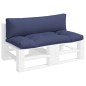 vidaXL Palettenkissen 2 Stk. Marineblau Oxford-Gewebe vidaXL Palettenkissen 2 Stk. Marineblau Oxford-Gewebe