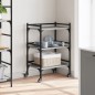 vidaXL Küchenwagen Grau Sonoma 50x35x75,5 cm Holzwerkstoff vidaXL Küchenwagen Grau Sonoma 50x35x75,5 cm Holzwerkstoff