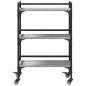 vidaXL Küchenwagen Grau Sonoma 50x35x75,5 cm Holzwerkstoff vidaXL Küchenwagen Grau Sonoma 50x35x75,5 cm Holzwerkstoff