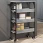 vidaXL Küchenwagen Grau Sonoma 53x20x76 cm Holzwerkstoff vidaXL Küchenwagen Grau Sonoma 53x20x76 cm Holzwerkstoff