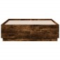 vidaXL Bettgestell mit LED Räuchereiche 120x190 cm Holzwerkstoff vidaXL Bettgestell mit LED Räuchereiche 120x190 cm Holzwerkstoff