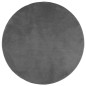 vidaXL Teppich OVIEDO Kurzflor Anthrazit Ø 120 cm vidaXL Teppich OVIEDO Kurzflor Anthrazit Ø 120 cm