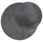 vidaXL Teppich OVIEDO Kurzflor Anthrazit Ø 120 cm vidaXL Teppich OVIEDO Kurzflor Anthrazit Ø 120 cm