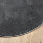 vidaXL Teppich OVIEDO Kurzflor Anthrazit Ø 120 cm vidaXL Teppich OVIEDO Kurzflor Anthrazit Ø 120 cm