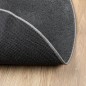 vidaXL Teppich OVIEDO Kurzflor Anthrazit Ø 120 cm vidaXL Teppich OVIEDO Kurzflor Anthrazit Ø 120 cm