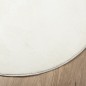 vidaXL Teppich OVIEDO Kurzflor Creme Ø 120 cm vidaXL Teppich OVIEDO Kurzflor Creme Ø 120 cm