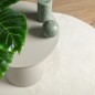 vidaXL Teppich OVIEDO Kurzflor Creme Ø 120 cm vidaXL Teppich OVIEDO Kurzflor Creme Ø 120 cm