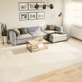vidaXL Teppich OVIEDO Kurzflor Beige 300x400 cm