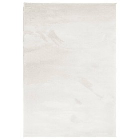 vidaXL Teppich OVIEDO Kurzflor Beige 300x400 cm