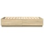vidaXL Bettgestell Sonoma-Eiche 140x200 cm Holzwerkstoff vidaXL Bettgestell Sonoma-Eiche 140x200 cm Holzwerkstoff