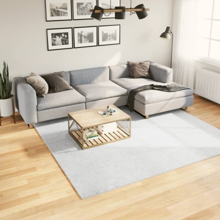 vidaXL Teppich OVIEDO Kurzflor Grau 240x240 cm