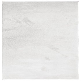 vidaXL Teppich OVIEDO Kurzflor Grau 240x240 cm