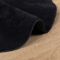 vidaXL Teppich OVIEDO Kurzflor Schwarz Ø 160 cm vidaXL Teppich OVIEDO Kurzflor Schwarz Ø 160 cm