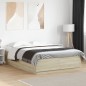 vidaXL Bettgestell Sonoma-Eiche 150x200 cm Holzwerkstoff vidaXL Bettgestell Sonoma-Eiche 150x200 cm Holzwerkstoff