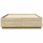 vidaXL Bettgestell Sonoma-Eiche 150x200 cm Holzwerkstoff vidaXL Bettgestell Sonoma-Eiche 150x200 cm Holzwerkstoff