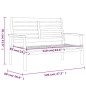 vidaXL Gartensofa 120 cm Massivholz Akazie vidaXL Gartensofa 120 cm Massivholz Akazie