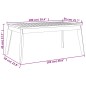 vidaXL Gartensofa-Set mit Kissen Massivholz Akazie vidaXL Gartensofa-Set mit Kissen Massivholz Akazie