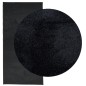 vidaXL Teppich OVIEDO Kurzflor Schwarz 100x200 cm vidaXL Teppich OVIEDO Kurzflor Schwarz 100x200 cm