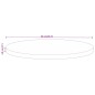 vidaXL Tischplatte Ø 90x3,8 cm Rund Altholz Massiv vidaXL Tischplatte Ø 90x3,8 cm Rund Altholz Massiv
