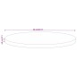 vidaXL Tischplatte Ø 80x3,8 cm Rund Altholz Massiv vidaXL Tischplatte Ø 80x3,8 cm Rund Altholz Massiv