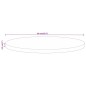 vidaXL Tischplatte Ø 60x2,5 cm Rund Altholz Massiv vidaXL Tischplatte Ø 60x2,5 cm Rund Altholz Massiv