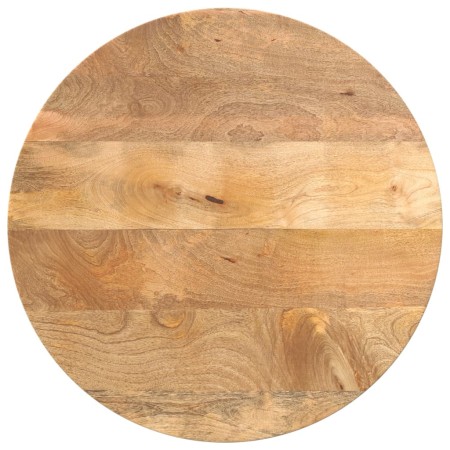 vidaXL Tischplatte Ø 40x3,8 cm Rund Massivholz Mango