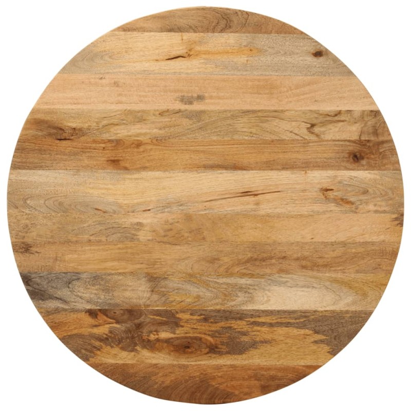 vidaXL Tischplatte Ø 80x3,8 cm Rund Massivholz Mango vidaXL Tischplatte Ø 80x3,8 cm Rund Massivholz Mango