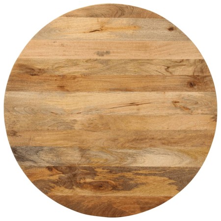 vidaXL Tischplatte Ø 80x3,8 cm Rund Massivholz Mango