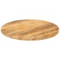 vidaXL Tischplatte Ø 70x3,8 cm Rund Massivholz Mango vidaXL Tischplatte Ø 70x3,8 cm Rund Massivholz Mango