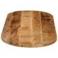 vidaXL Tischplatte 110x50x3,8 cm Oval Raues Massives Mangoholz vidaXL Tischplatte 110x50x3,8 cm Oval Raues Massives Mangoholz