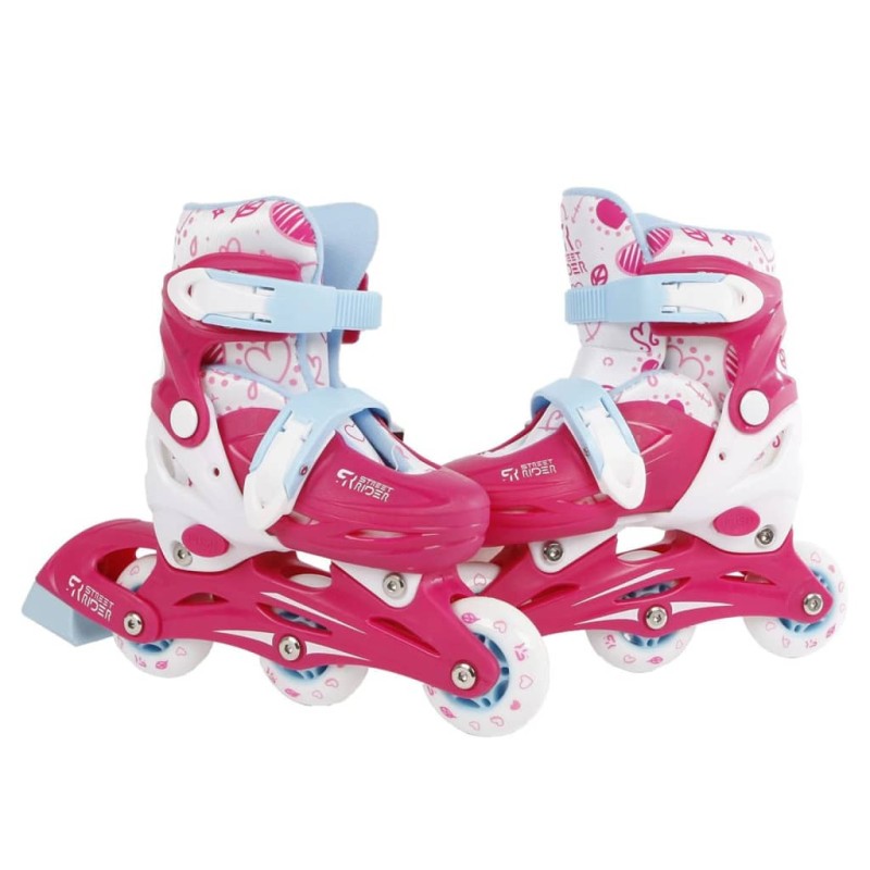 Street Rider Inline-Skates Verstellbar Rosa Größe 31-34 Street Rider Inline-Skates Verstellbar Rosa Größe 31-34