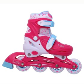 Street Rider Inline-Skates Verstellbar Rosa Größe 31-34