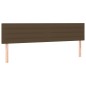 vidaXL Boxspringbett mit Matratze Dunkelbraun 180x200 cm Stoff vidaXL Boxspringbett mit Matratze Dunkelbraun 180x200 cm Stoff