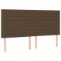 vidaXL Boxspringbett mit Matratze & LED Dunkelbraun 180x200 cm Stoff vidaXL Boxspringbett mit Matratze & LED Dunkelbraun 180x200 cm Stoff