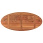vidaXL Tischplatte 110x40x3,8 cm Oval Massivholz Akazie vidaXL Tischplatte 110x40x3,8 cm Oval Massivholz Akazie