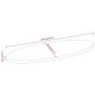 vidaXL Tischplatte 110x40x3,8 cm Oval Massivholz Akazie vidaXL Tischplatte 110x40x3,8 cm Oval Massivholz Akazie