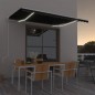 Automatische Markise mit LED & Windsensor 450x300 cm Anthrazit Automatische Markise mit LED & Windsensor 450x300 cm Anthrazit