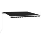 Automatische Markise mit LED & Windsensor 450x300 cm Anthrazit Automatische Markise mit LED & Windsensor 450x300 cm Anthrazit