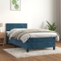 vidaXL Boxspringbett mit Matratze Dunkelblau 80x200 cm Samt vidaXL Boxspringbett mit Matratze Dunkelblau 80x200 cm Samt