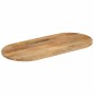 vidaXL Tischplatte 140x50x3,8 cm Oval Massivholz Mango vidaXL Tischplatte 140x50x3,8 cm Oval Massivholz Mango