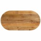vidaXL Tischplatte 110x50x2,5 cm Oval Massivholz Mango vidaXL Tischplatte 110x50x2,5 cm Oval Massivholz Mango