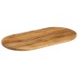 vidaXL Tischplatte 110x50x2,5 cm Oval Massivholz Mango vidaXL Tischplatte 110x50x2,5 cm Oval Massivholz Mango