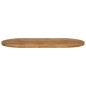 vidaXL Tischplatte 110x50x2,5 cm Oval Massivholz Mango vidaXL Tischplatte 110x50x2,5 cm Oval Massivholz Mango