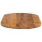 vidaXL Tischplatte 110x50x2,5 cm Oval Massivholz Mango vidaXL Tischplatte 110x50x2,5 cm Oval Massivholz Mango