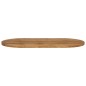 vidaXL Tischplatte 110x40x2,5 cm Oval Massivholz Mango vidaXL Tischplatte 110x40x2,5 cm Oval Massivholz Mango