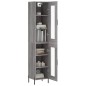 vidaXL Highboard Grau Sonoma 34,5x34x180 cm Holzwerkstoff vidaXL Highboard Grau Sonoma 34,5x34x180 cm Holzwerkstoff