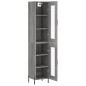 vidaXL Highboard Grau Sonoma 34,5x34x180 cm Holzwerkstoff vidaXL Highboard Grau Sonoma 34,5x34x180 cm Holzwerkstoff
