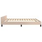 vidaXL Bettgestell mit Kopfteil Cappuccino-Braun 180x200 cm Kunstleder vidaXL Bettgestell mit Kopfteil Cappuccino-Braun 180x200 cm Kunstleder